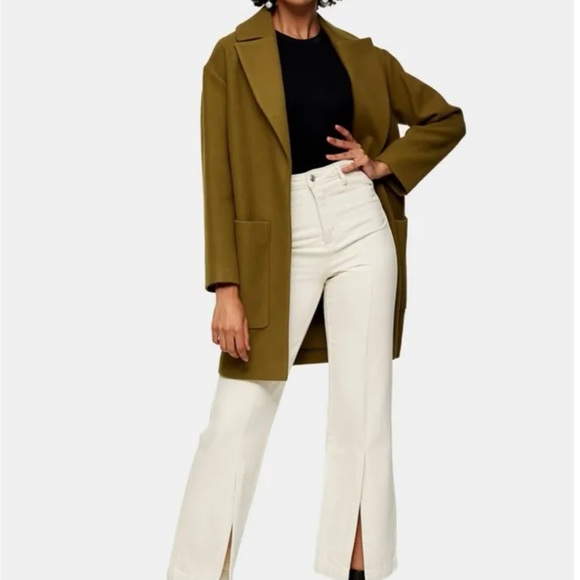 Topshop olive coat (women) - Picture 3 of 6